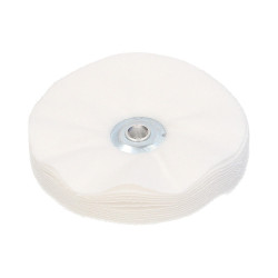 TARCZA polerska bawełniana BIAŁA 95B BIOSPACE