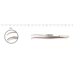 Pinceta mikrochirurgiczna oczna 10,5 cm ze stali nierdzewnej INC 15-901A