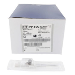 Wenflon kaniula dożylna BD Venflon 1,7 x 45 mm 16G szara Becton Dickinson