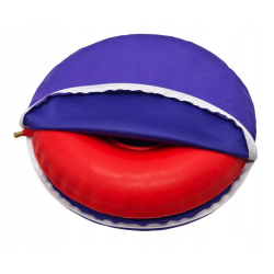 Krąg gumowy przeciwodleżynowy w pokrowcu Gummed