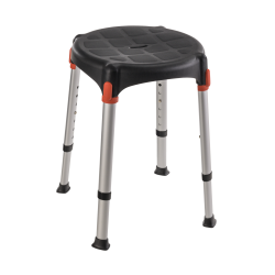 Taboret PRYSZNICOWY okrągły czarny KING-BSTRA-20 TIMAGO