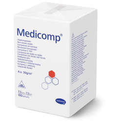 Kompres włókninowy niejałowy Medicomp 7,5 x 7,5 cm 100 szt. Hartmann