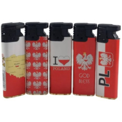 ZAPALNICZKA żarowa POLSKA flaga godło ELICO