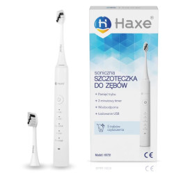 SZCZOTECZKA SONICZNA do zębów biała HX701 HAXE
