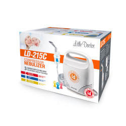 Inhalator tłokowy kompresorowy Little Doctor LD-215C dla dzieci i dorosłych