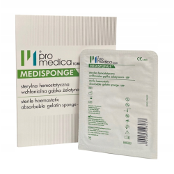 Opatrunek hemostatyczny MEDISPONGE SPECIAL 70x50x1mm EUCARE