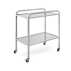 STOLIK zabiegowy SZ, półki ze szkła hartowanego  UBM-KOTASIŃSKA