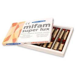 Zęby akrylowe Mifam Super Lux - Przody (6szt.)