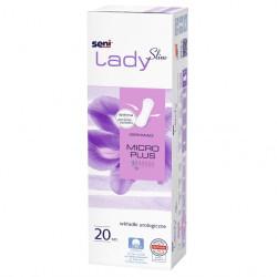 Wkładki urologiczne dla kobiet Seni Lady Slim Micro Plus 20 szt. TZMO