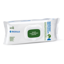 Chusteczki do dezynfekcji powierzchni Mediwipes DM Premium 100 szt. foliopak Medilab