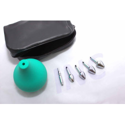 BALON POLITZERA komplet 4 oliwek z gumową gruszką