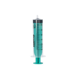 Strzykawki trzyczęściowe 2 ml Diconex Luer Lock z gumowym tłokiem Zarys 1 szt.