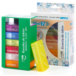 KASETKA NA LEKI  tygodniowa na 3 pory dnia MINI 7 EL COMP