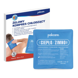 Kompres żelowy chłodząco-rozgrzewający zimno/ciepło 15x15 cm Pakcare AGFX50