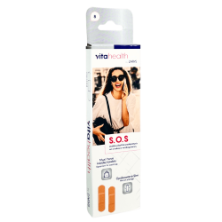 Zestaw plastrów podręcznych plastry opatrunkowe Vitahealth SOS 8 szt. Zarys