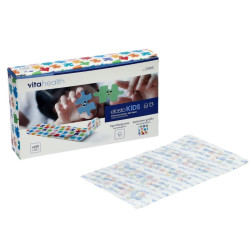 Plastry dla dzieci kolorowe ElastoKids Zarys VitaHealth 1,9x7,2 cm 100 szt.