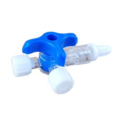 Kranik trójdrożny KD-FLEX BLUE 773475M 1szt KD MEDICAL