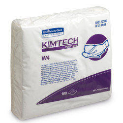Chusteczki bezpyłowe jednorazowe Kimtech Pure W4 22,8 x 22,8 cm 100 szt. Kimberly-Clark 7646