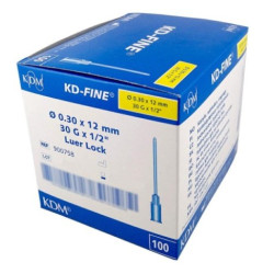 Igły iniekcyjne KD FINE 0.3x12mm G30 opak. 100szt KD Medical