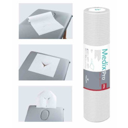 Podkład medyczny z wycięciem na twarz Y MEDIXPRO PN 33x31cm rolka 50szt. WEBER