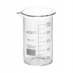Zlewka wysoka 100ml borokrzemowa CHEMLAND