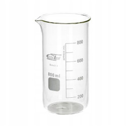 Zlewka wysoka 800ml borokrzemowa CHEMLAND