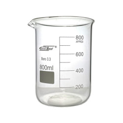 Zlewka niska 800 ml borokrzemowa Chemland