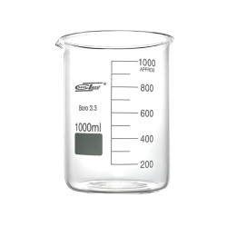 Zlewka niska 1000ml borokrzemowa CHEMLAND
