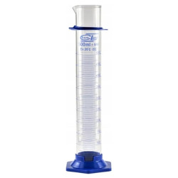 Cylinder szklany 500ml podstawa PP CHEMLAND