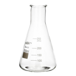 Kolba stożkowa z wąską szyją 250ml borokrzemowa CHEMLAND