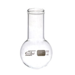 Kolba okrągłodenna z wąską szyją bez szlifu 100ml CHEMLAND