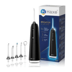 Irygator bezprzewodowy do jamy ustnej PREMIUM HX717 czarny HAXE