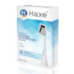 Końcówki do szczoteczki SONICZNEJ BIAŁE 2szt HAXE