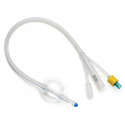 Cewnik Foley silikonowy 100% trójdrożny balonik 30ml ZARYS