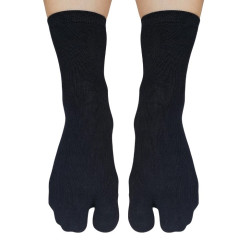 Skarpety bezuciskowe Tabi Footlove S02 czarne