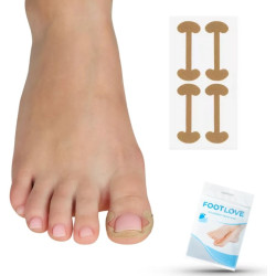 Paski korygujące na wrastające paznokcie N66 4szt FOOTLOVE