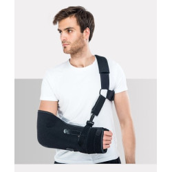 NEUROTEMBLAK orteza na ramię i bark z uchwytem dłoni AM-SOB-01 REH4MAT