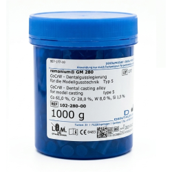 Stop Stal Remanium GM 280 na protezy szkieletowe CoCr 1 kg Dentaurum 102-280-00