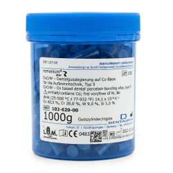 Stal REMANIUM STAR 1kg CrCo pod ceramikę 102-620-00 Dentaurum