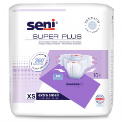 Pieluchomajtki SENI SUPER PLUS pieluchy na rzepy, rozmiar XS opak. 10szt TZMO