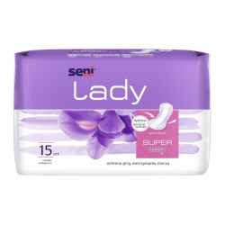 Wkładki urologiczne dla kobiet Seni Lady Super (15 szt.) TZMO