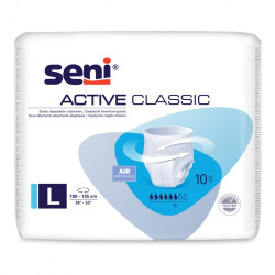Majtki chłonne SENI ACTIVE CLASSIC pieluchomajtki wciągane, rozmiar M opak. 10szt TZMO