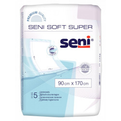 Podkład higieniczny Seni Soft Super z zakładkami 90x170cm (5 szt.) - TZMO