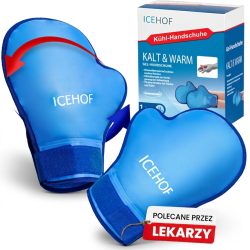 ICEHOF RĘKAWICE ŻELOWE DO TERAPII CIEPŁEM/ZIMNEM 1 para