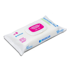 Chusteczki do dezynfekcji powierzchni z alkoholem Mediwipes Plus 48 szt. flow pack Medilab