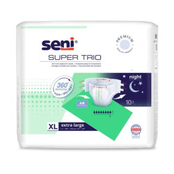 Pieluchomajtki na rzepy Seni Super Trio XL 10szt TZMO