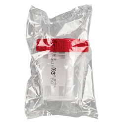 Pojemnik na mocz i płyny ustrojowe 120 ml sterylny Equimed 50 szt.