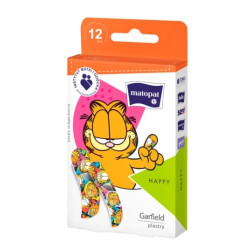 Plastry dla dzieci Happy Garfield 12 szt. Matopat TZMO