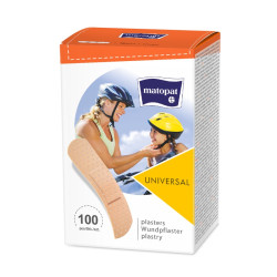 Plastry opatrunkowe uniwersalne Universal 25 x 76 mm 100 szt. Matopat TZMO