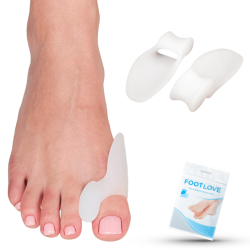 Kliny żelowe międzypalcowe na haluksy z osłoną na kość N04 Footlove 1 para